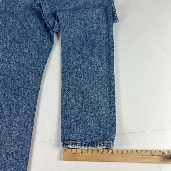 Levi's Jeans Women's 29x27* 501 Skinny Ankle High Rise Blue Stretch Denim Tag 27 - Picture 11 of 16